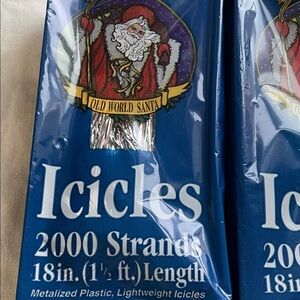 Silver Icicles Vintage
2 Boxes never opened